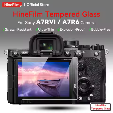 Hinefilm Screen Protector A7R6 A7RVI Camera Glass For Sony Alpha 7R VI Camera 9H Hardness Tempered G