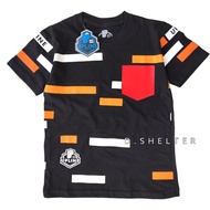 BLACK CHILDREN'S T-SHIRT GRS-08 BOYS' T-SHIRT/ GIRLS' T-SHIRT/ D.SHELTER/