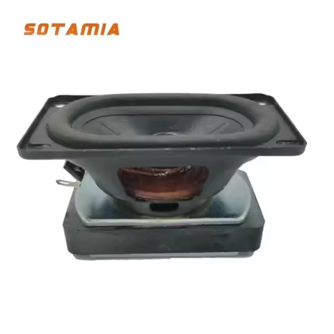 SOTAMIA 1Pcs Subwoofer Speaker 4480 4 Ohm 12W HIFI Loudspeaker Rectangular Sound Blaster Super Bass 