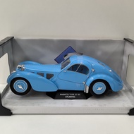 SOLIDO 1/18 BUGATTI TYPE 57 SC ATLANTIC BUGATTI Alloy Car Model Can Open Left Right Two Doors Front 