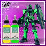 Acrylic Paint 60ml IRO Paint Solvent Based Airbrush Pre-thinned Paint Fluorescent Color Series DIY G