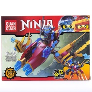 ProudNada Toys Children's Ninja Building Blocks Set QUAN GUAN 140 PCS NO.609-B