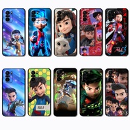 Soft black phone case for Xiaomi poco F3 GT K40 Pro FG11 Ejen Ali casing Anti fall protective cover