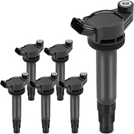 Set of 6 Ignition Coil Pack for Toyota Solara Camry Highlander Lexus RX330 RX400h ES330 V6 3.3L 3MZ-
