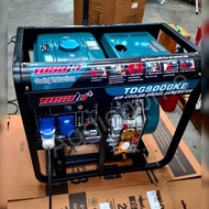 TOSAKI เครื่องปั่นไฟ รุ่น TDG9000KE 220V 9000วัตต์ (ลานดึงสตาร์ท/กุญแจสตาร์ท) ปั่นไฟ เครื่องกำเนิดไฟ