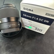 99% Sigma DC DN 56mm f1.4 for Fuji XF 56 1.4