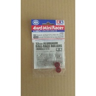 Tamiya 95549 Lightweight 13mm Aluminum Ball-Race Rollers (Ringless/Red)
