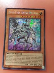 《桌遊侍板橋總店》遊戲王 RC04-AE017 Blue-Eyes Abyss Dragon(深淵的青眼龍) (半鑽) 