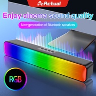 ACTUAL Bluetooth Speaker Audio Bluetooth Surround Soundbar Computer PC For TV Music Box Subwoofer St