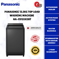 PANASONIC 13.5KG TOP LOAD WASHING MACHINE  NA-FD135X3BT - PANASONIC WARRANTY MALAYSIA