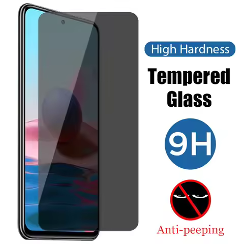 9H Anti Spy Screen Protector Glass For Xiaomi Redmi Note 11 8 10 9 Pro 5G 9T 8T Privacy Tempered Gla