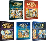 National Geographic Greek Mythology Children's English Mythical Story Picture Book , 5 Books