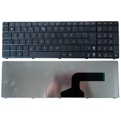 Spanish Keyboard For Asus A52J k53 X53 X54H A53 N53 N60 N61 N71 N73S N73J P52 P52F P53S X53S X55V X5