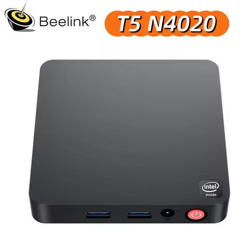 Beelink T5 Intel Celeron N4020 Mini PC 4GB DDR4 64GB eMMC Supports Dual HDMI Dual WiFi BT4.0 PK T4 P