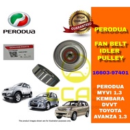 Fan Belt Pulley Idler Bearing - Perodua Myvi 1.3 Kembara DVVT Toyota Avanza 1.3  - 16603-97401 (For 