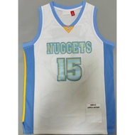 Embroidered Version Basketball Jersey Denver Nuggets Jersey Vest Anthony Iverson