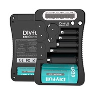 Battery Tester, Dlyfull LCD Display Universal Battery Checker for AA AAA C D 9V CR2032 CR123A CR2 CR