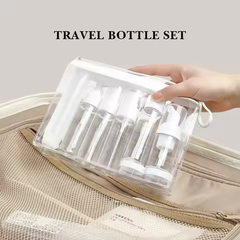 Travel Refillable Bottle Kit Portable PP Plastic Essence Shampoo Lotion Body Wash Container Portable