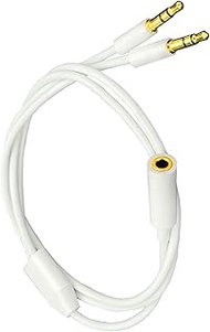 FENGHAISHUN 3.5mm 1 Female to 2 Male Stereo Headphone Audio Adapter Splitter 3.5mm TRS Y Splitter Ca