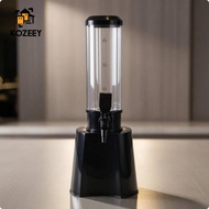 KOZEEY Beer Vertical Dispenser Dispenser Volume Markings Tabletop Beer Dispenser Clear Body Tabletop