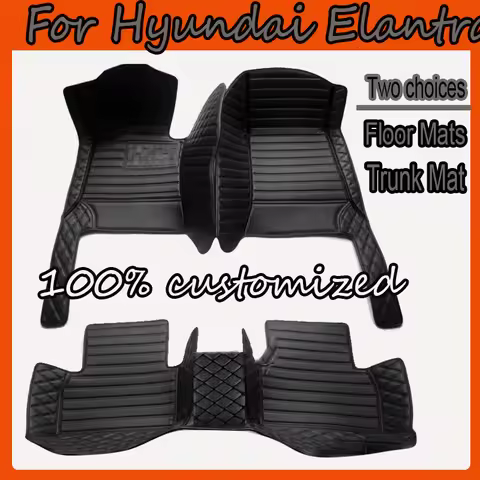 Car Floor Mat For Hyundai Elantra Avante i30 Sedan CN7 2021 2022 2023 2024 Waterproof Protective Pad