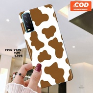 VIVO Y12S/Y20/Y20S Fashion Casing COW LEATHER Hardcase 3D Fullprint Kesing VIVO Y12S/Y20/Y20S - Casi