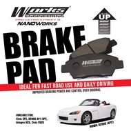 Honda Civic EP3/S2000 AP1/AP2/Integra DC5/Civic FN2R 2001-2003 - Works Brake Pad (Front)