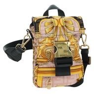 FENDI Zucca 帆布 FENDACE 包 VERSACE 合作粉紅色正品 YKZ1364M