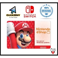 ❤️LOWEST PRICE - READY STOCK❤️~ NINTENDO ESHOP RECHARGE USD $60 (BIG DISCOUNT) 🎮Nintendo Switch, DS,