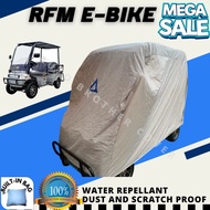 RFM E-BIKE WITH BACK PASSENGER SEAT COVER WATER REPELLANT AND DUST PROOF BUILT IN BAG