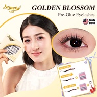 Bulu Mata [Free Golden Tweezer] Lumen Lash # Golden Blossom | Airy Nano Series Eyelash Glue Free| 13