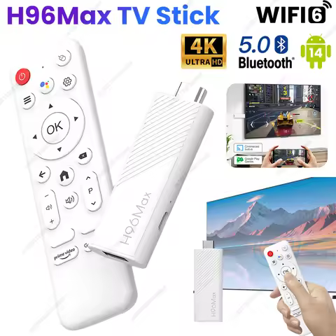 H96 MAX TV Stick 4K Smart TV Box WIFI Bluetooth TV Stick 2GB 8GB/2GB 16GB Android TV Stick Allwinner