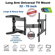 830mm KALOC DL750E DL-750E DL-750 Long Arm Universal Cantilever 32 to 70 Inch TV Tilt Swivel Bracket