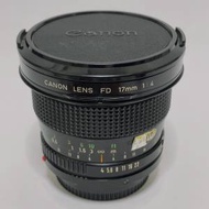 Canon New FD NFD 17mm f/4 Wide Ultra Angle MF Prime Lens