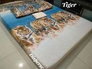 Sprei Fitted Karet Sprei Karakter Jungle Tiger Sprei Gambar Harimau Sprei Motif Tiger Sprei Karakter