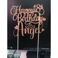 18th birthday cake topper (customized)