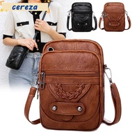 CEREZA Shoulder Bag Soft Wallet Vintage Cell Phone Bag