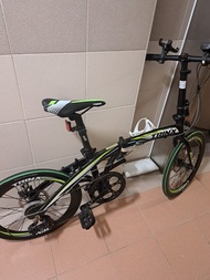 Trinx 可摺疊 20吋” 7速 單車 型棍綠色