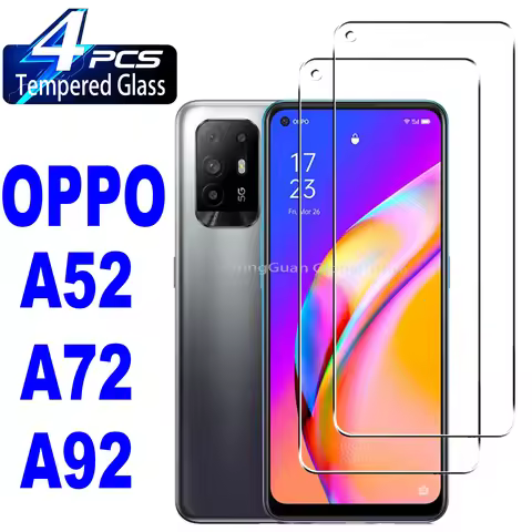 For OPPO A52 A72 A92 Tempered Glass Screen Protector Glass Film
