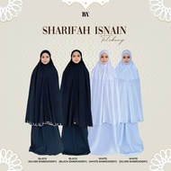 Telekung Bella Ammara Embroidery Sharifah Isnain Collection