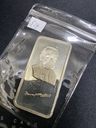 1oz 💯999👍古董❤️The Hamilton Mint Warren G. Harding 銀條