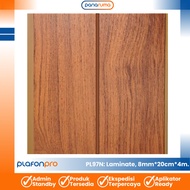 Plafonpro Plafon PVC Doff/Laminate Motif Jati Kayu High Quality 8mm