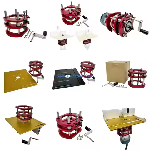 Y6GD Router Lift Table Lifting Platform Stand Milling Woodwork for 64-66mm