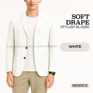 🇲🇾 DESINCE Men Stylish Blazer Smart Casual Men Outerwear Jaket Lelaki MT 112