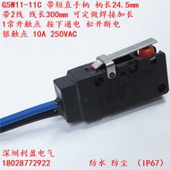 Normally Open 2-Line Waterproof G5W11-11C Mechanical Equipment Stroke Limit Micro Switch with Handle