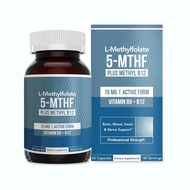 Jenis popular Metilfolat L Methyl Folate 15mg plus Methyl B12