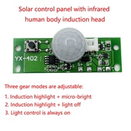 Solar Night Light Circuit Board Control Sensor Solar Wall Light Control Panel DIY Kits Lithium Batte