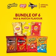 [Bundle of 6] Lay's / Doritos / Cheetos Mixed Bundles / [Pek 6] Lay's / Doritos / Cheetos Campuran P