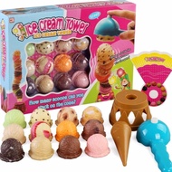 Ice Cream Tower Toy Ice Cream Game Board Game Toy/