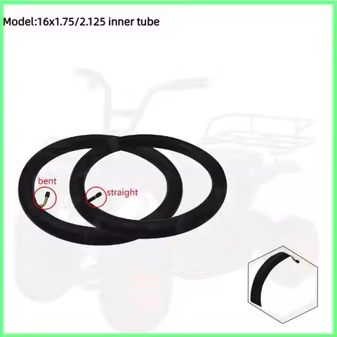 16x1.75/2.125 Butyl Rubber Inner Tube 16x2.125 Fits Electric Bicycle E-Bike 16x1.75 Camera Bike Tyre